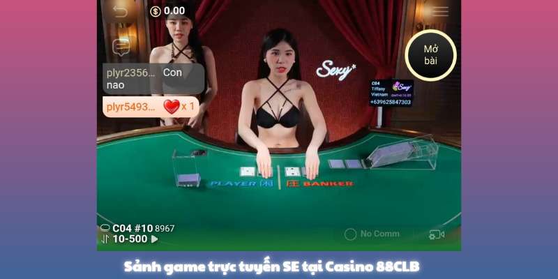 Sảnh game trực tuyến SE tại Casino 88CLB